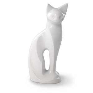 Keramikurne Katze (in 2 Farben erhältlich)