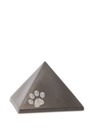 Urne aus Keramik – Edition “Pyramide” – chocolat