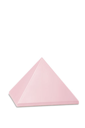 Urne aus Keramik – Edition “Pyramide” – rose