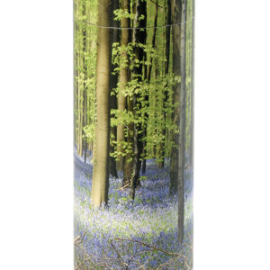 Urne aus Karton – Glockenblumen