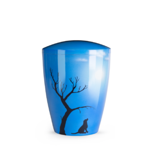 Naturstoffurne Airbrush Hundemotiv (in 5 Designs / 2 Größen erhältlich)