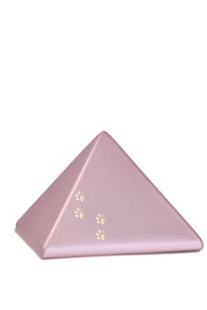 Urne aus Keramik – Edition “Pyramide” – rosé