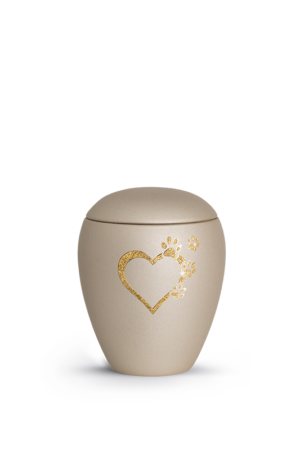 Urne aus Keramik – Edition Verona – champagner