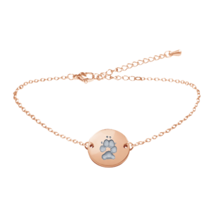 Armband Kate mit originalem Pfotenabdruck (in 3 Farben erhältlich)