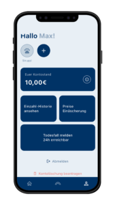 Bestattungsvorsorge für Tiere / digitale Vorsorge per App oder über den Browser
